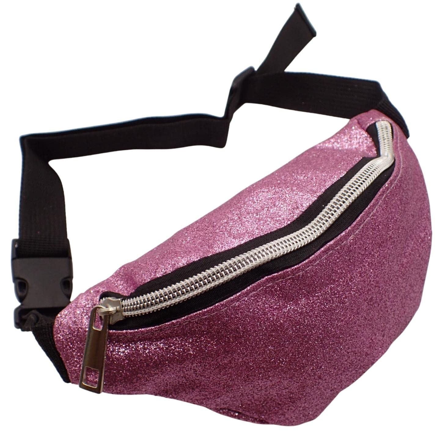 Kids Small Bumbags Bum Bag Bumbag Bum-Bag Waist Bag Rabbit Bum Bag Rainbow Bum Bag Glitter Bumbags with Adjustable Belt Fanny Pack for Kids, Boys, Girls